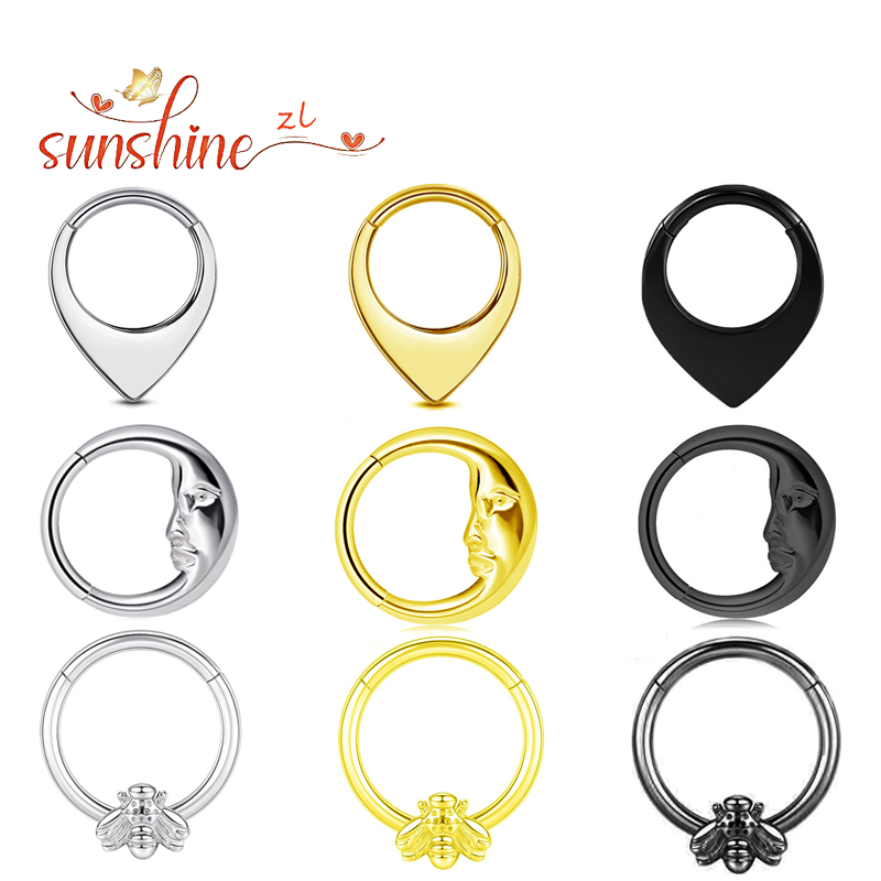 Body Piercing Quality Jewelry - Anting-anting clicker septum air drop stainless