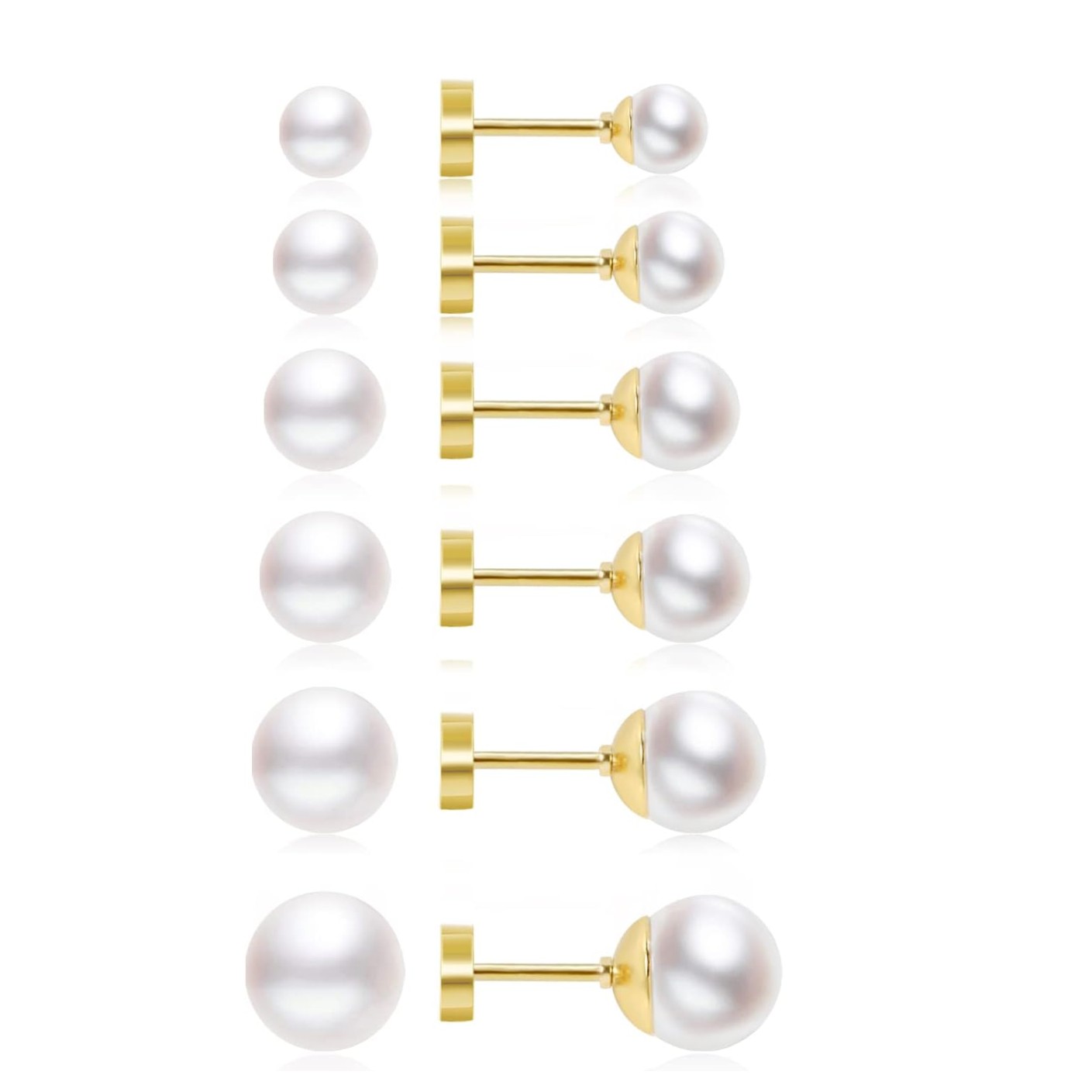 Body Jewelry Hypoallergenic - Hadiah Hari Valentine Anting Mutiara Elegan