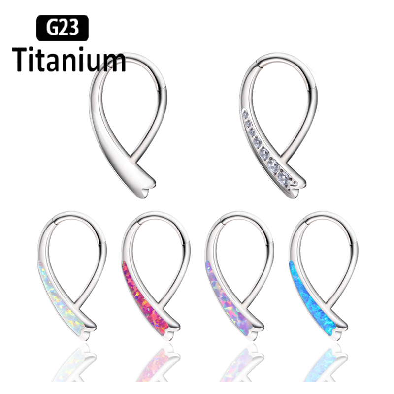 Body Piercing Quality Jewelry - G23 tindik Titanium kualitas tinggi Septum