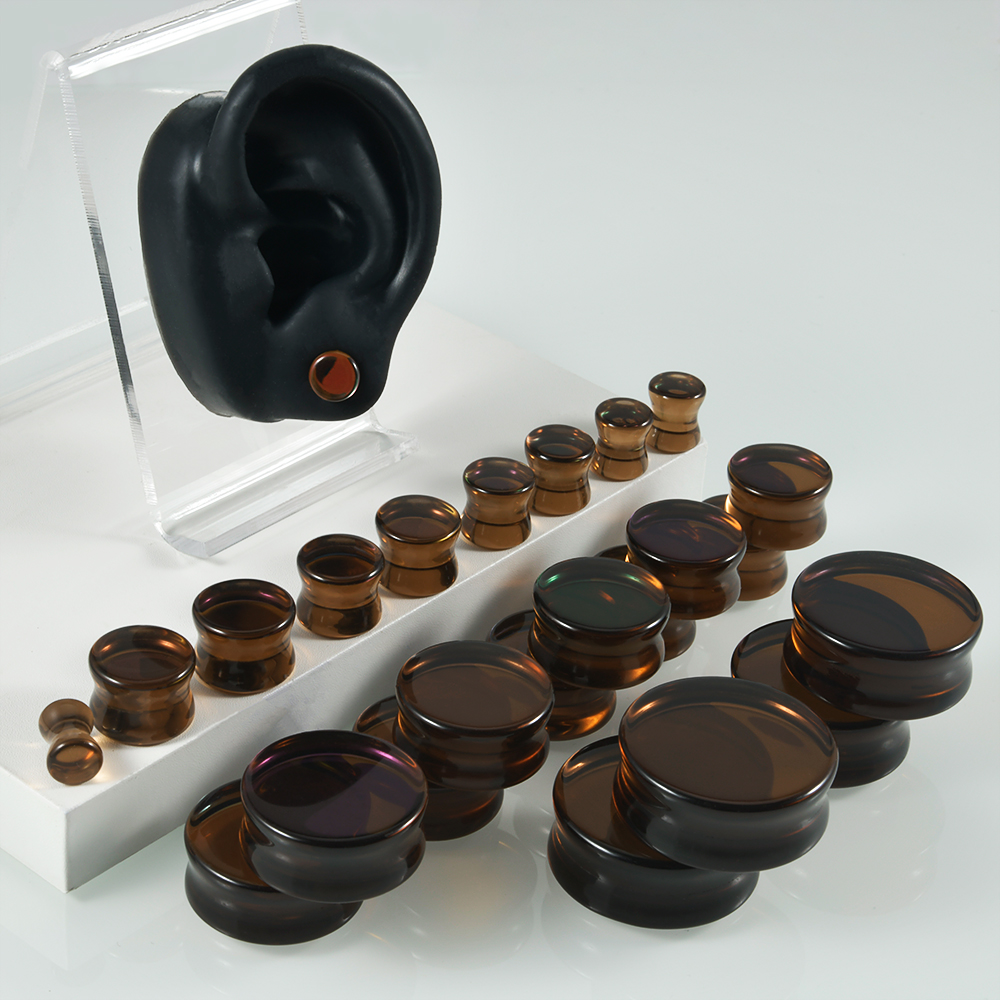 Body Piercing Quality Jewelry - 1 pasang steker telinga Flashback suar