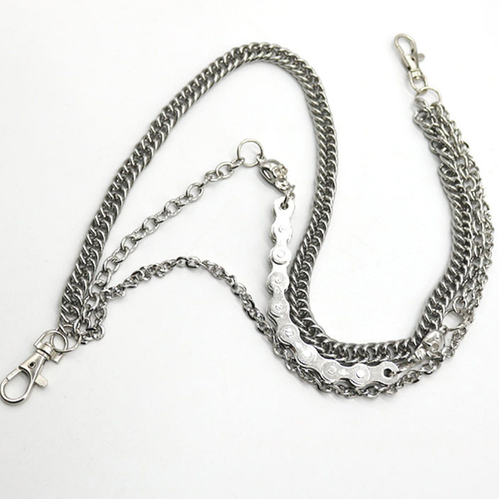 Body Jewelry Ideas - 1Pcs Rantai Celana Pria Motif Tengkorak