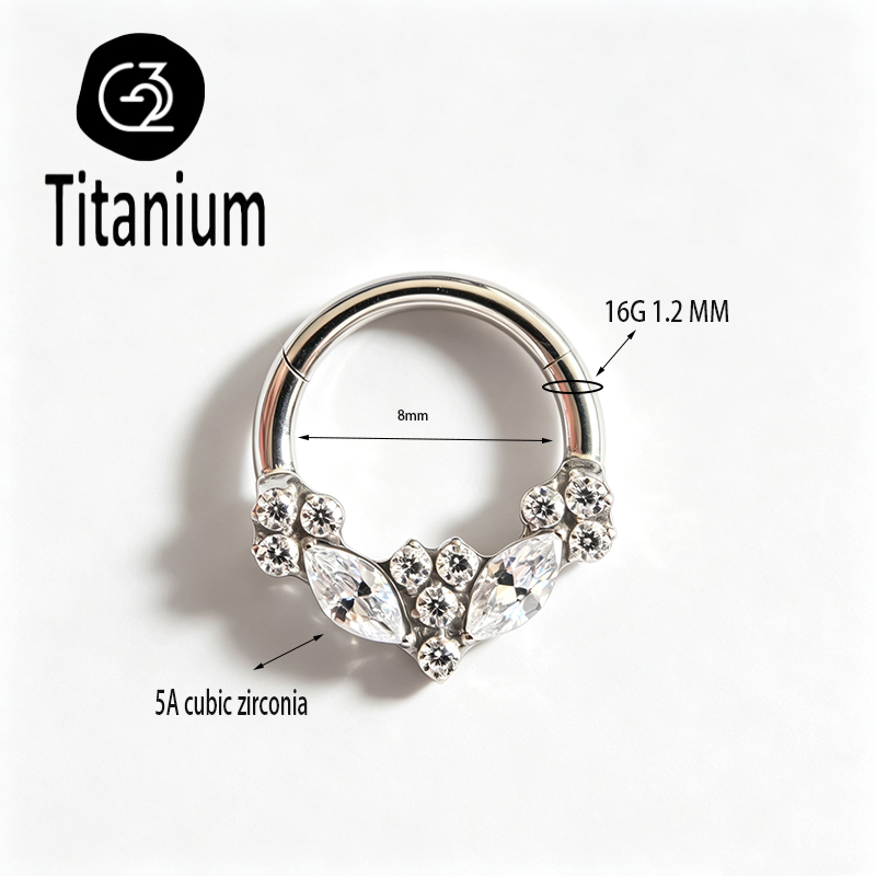 Body Piercing Quality Jewelry - Cincin Hidung Titanium ASTM F136 Berkualitas