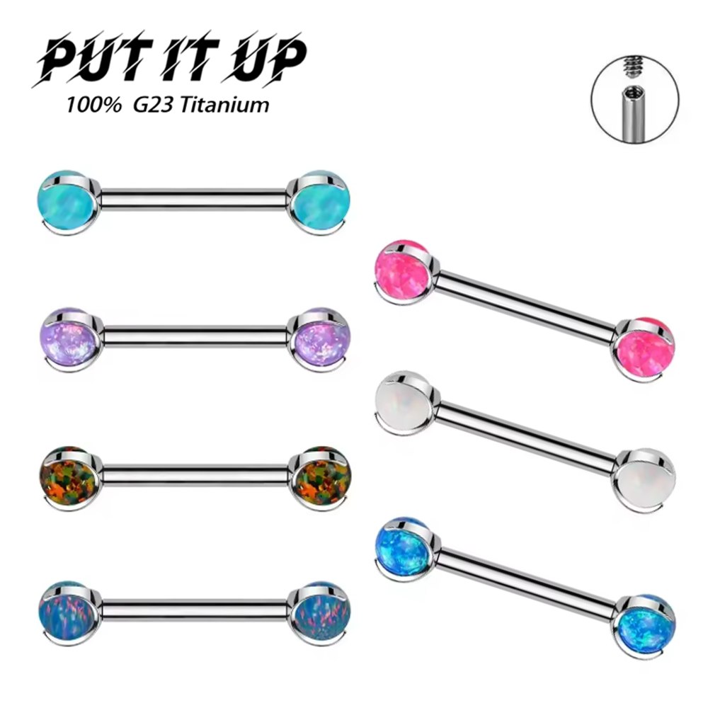 Body Piercing Quality Jewelry - Perhiasan Stud Jari Lidah Batang Lurus
