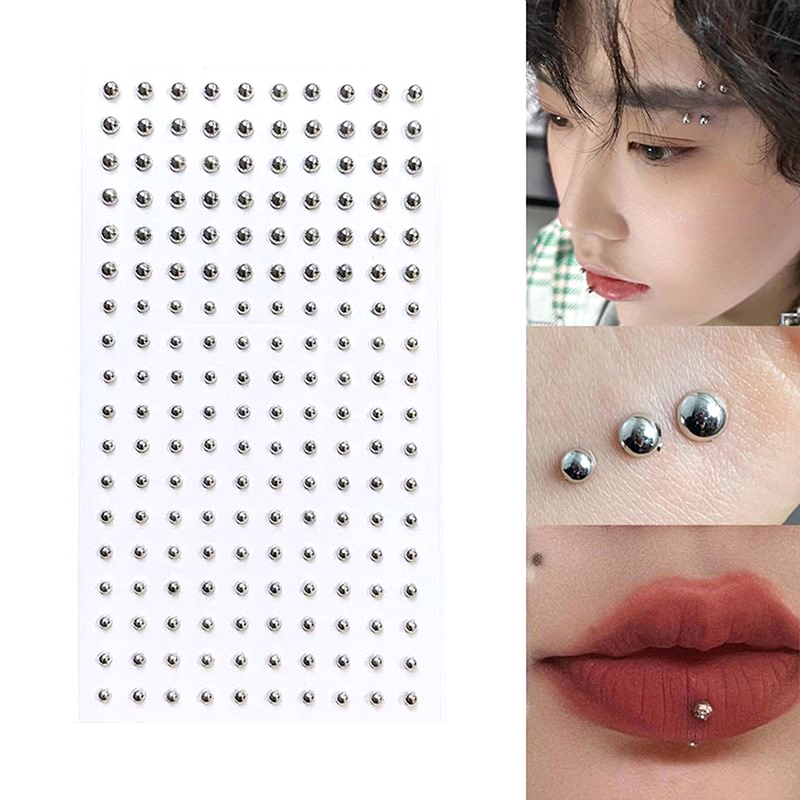 Body Jewelry Nose - Stiker Berlian Imitasi Hiasan Hidung Tempel