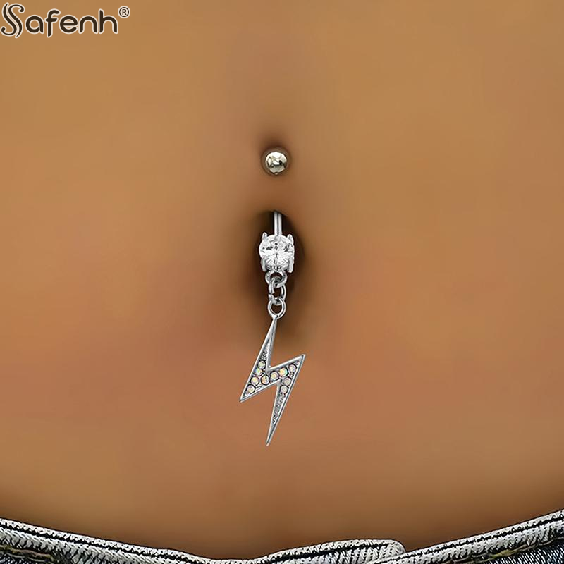 Body Piercing Quality Jewelry - 1pc Perhiasan Tindik Pusar Tembaga Berkualitas