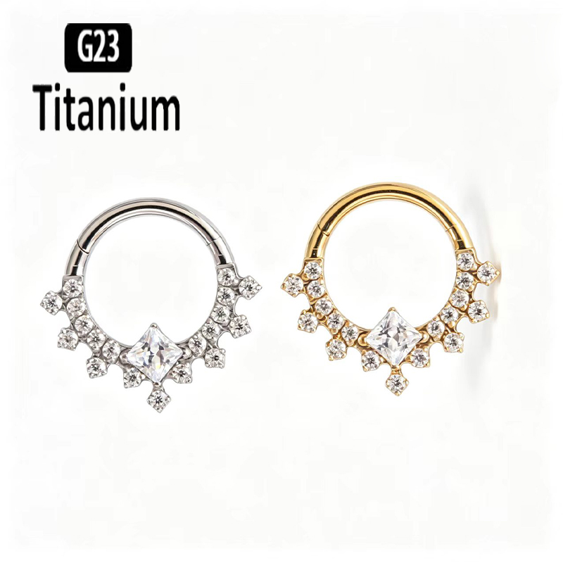 Body Piercing Quality Jewelry - Anting Titanium G23 Berkualitas Tinggi, Cincin