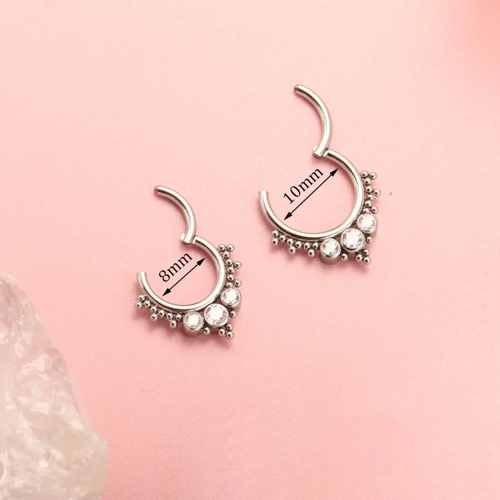 Cincin Tindik Titanium ASTM F1 - Body Piercing Quality Jewelry ulasan dan harga