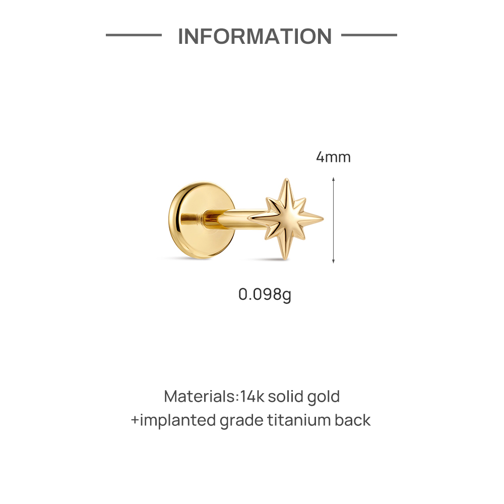 Anting-anting tusuk titanium e - Body Jewelry Hypoallergenic ulasan dan harga