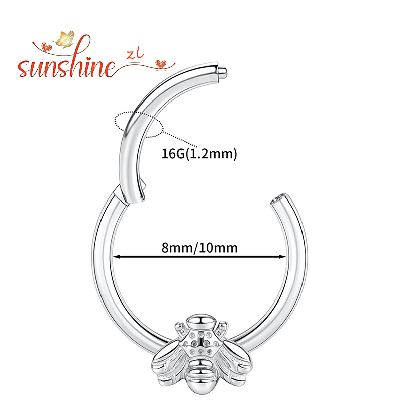 Anting-anting clicker septum a - Body Piercing Quality Jewelry ulasan dan harga