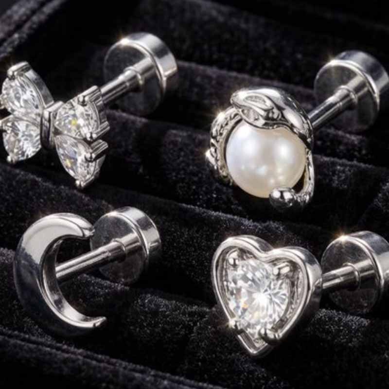 1PC Anting-anting Hipoalergeni - Body Jewelry Hypoallergenic ulasan dan harga