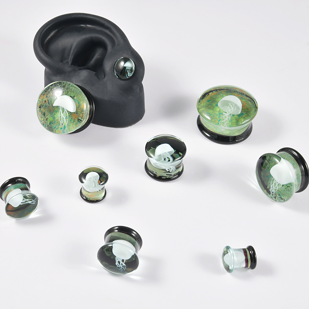 Penyumbat Telinga Kaca Berkual - Body Piercing Quality Jewelry ulasan dan harga