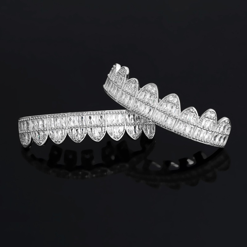Hiphop ices Out T persegi zirk - Body Jewelry Real Gold ulasan dan harga