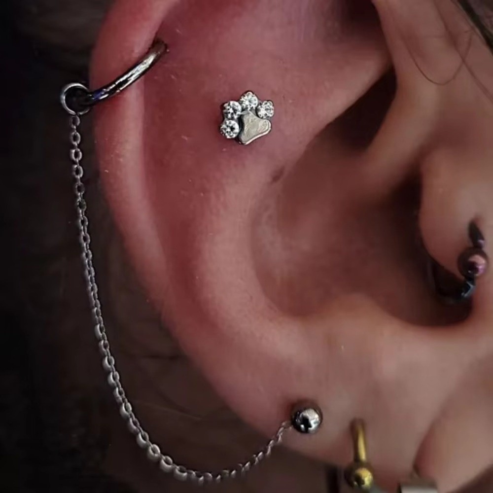Rantai Hidung Titanium Rantai  - Body Jewelry Nose ulasan dan harga