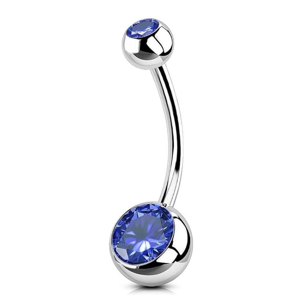 Cincin Pusar Bahan Titanium Be - Body Piercing Quality Jewelry ulasan dan harga