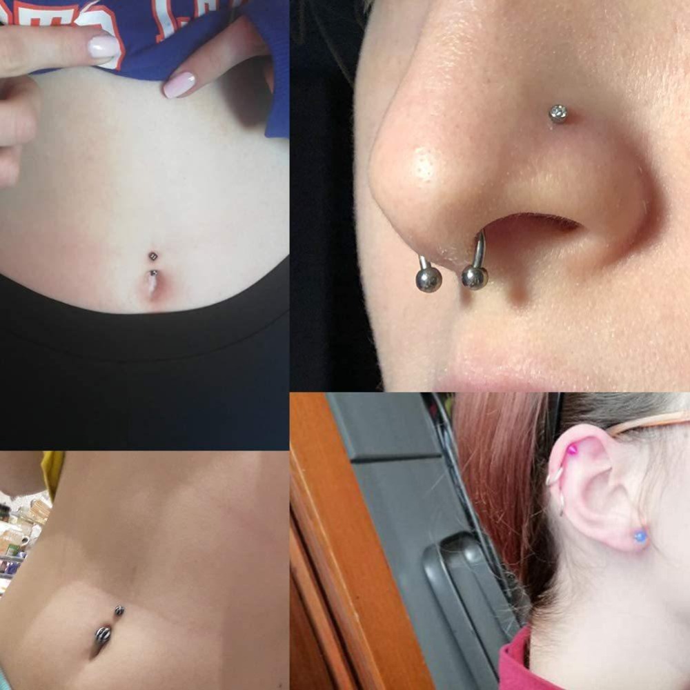 150/140/85/70/42Pcs Peralatan  - Body Jewelry Nose ulasan dan harga
