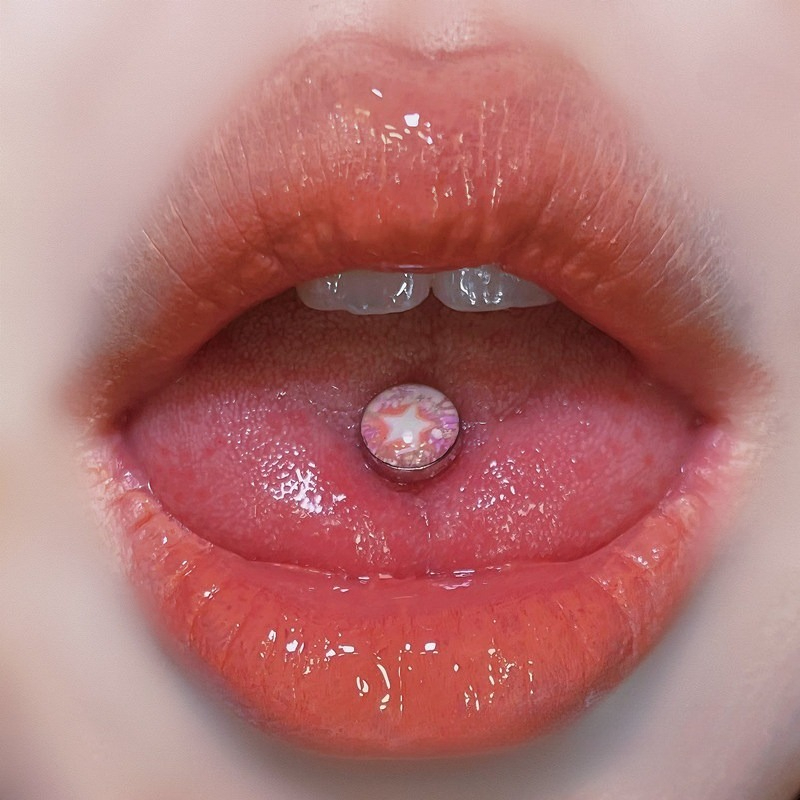1 Buah Anting Lidah Bintang Bi - Body Piercing Quality Jewelry ulasan dan harga