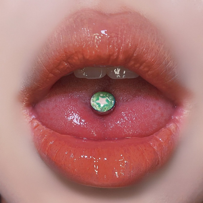 1 Buah Anting Lidah Bintang Bi - Body Piercing Quality Jewelry ulasan dan harga