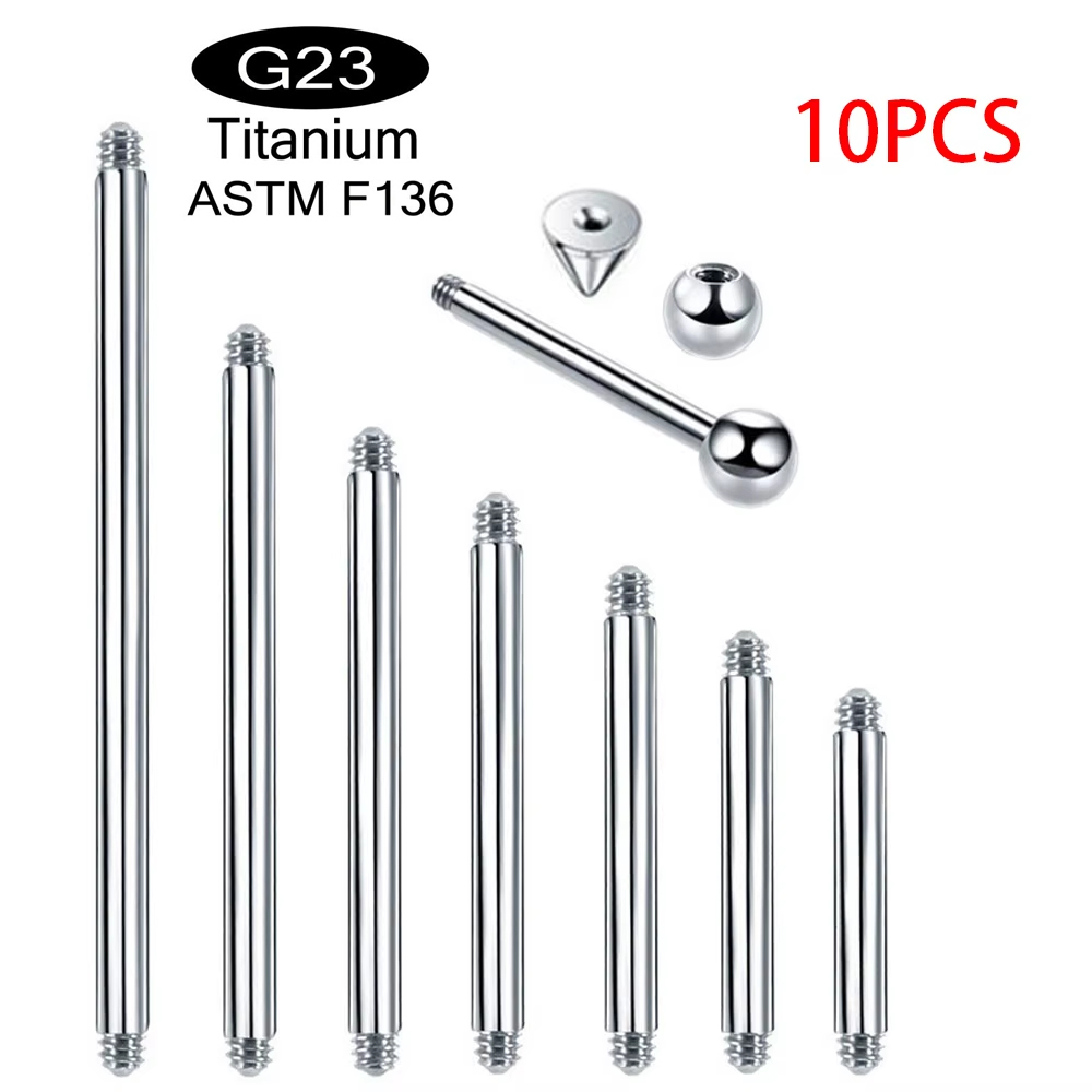 10pcs/lot ASTM F136 Titanium G - Body Jewelry Implant Grade Titanium ulasan dan harga