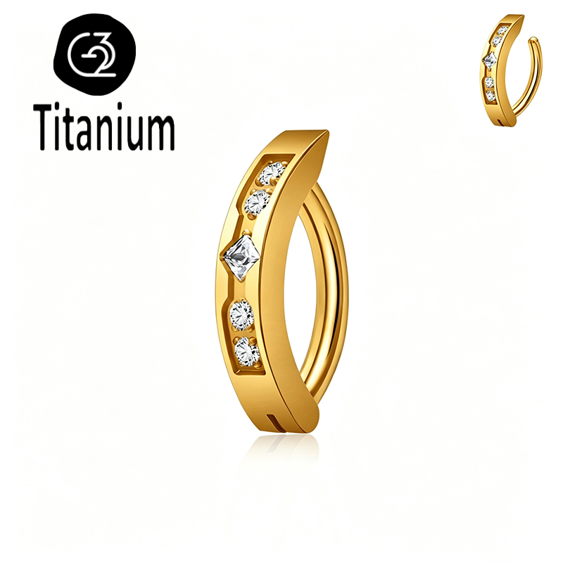 Cincin pusar titanium ASTM F13 - Body Jewelry Implant Grade Titanium ulasan dan harga