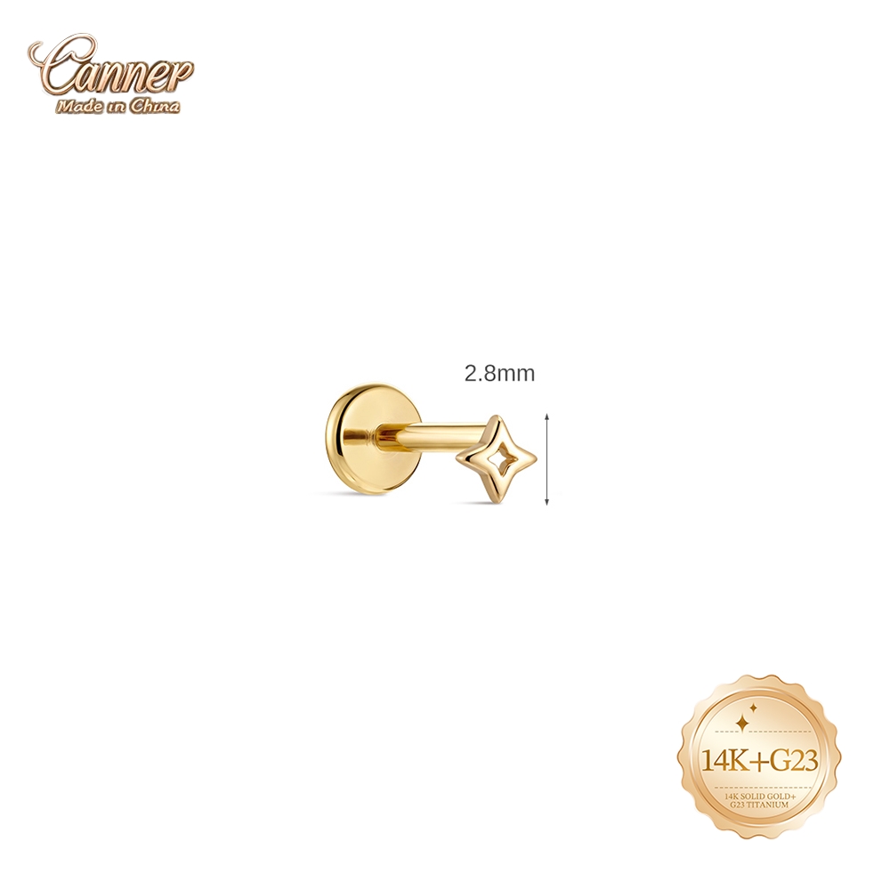 Anting-anting tusuk bintang em - Body Jewelry Hypoallergenic ulasan dan harga