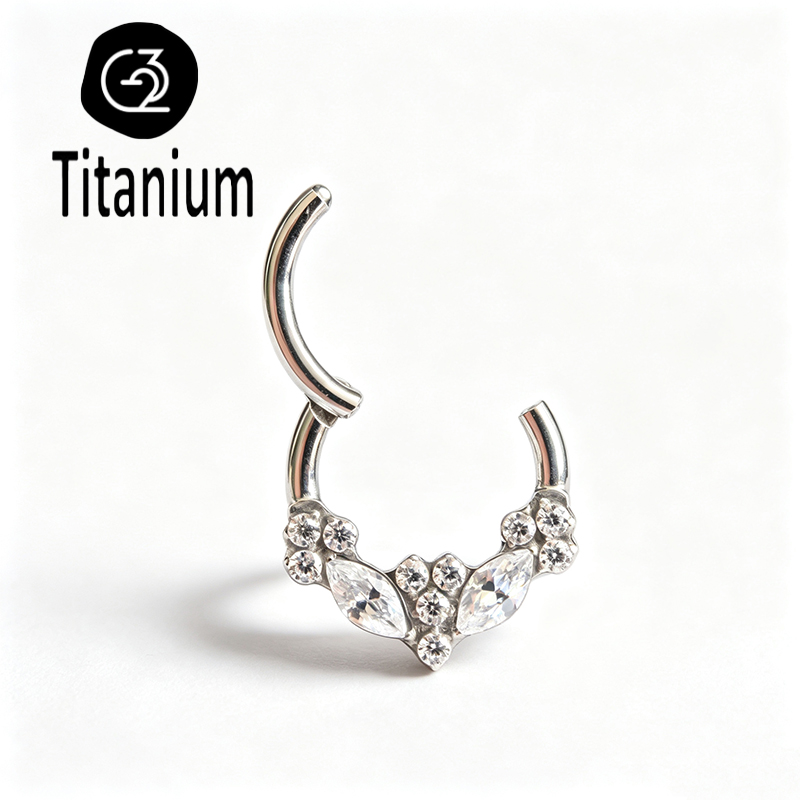 Cincin Hidung Titanium ASTM F1 - Body Piercing Quality Jewelry ulasan dan harga