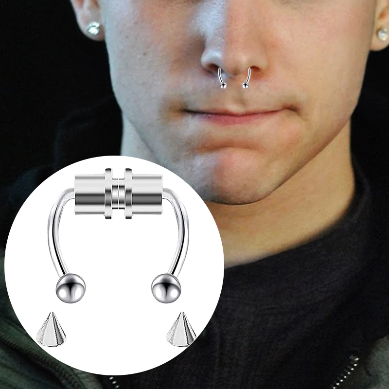 Cincin tindik hidung palsu, pe - Body Jewelry Nose ulasan dan harga