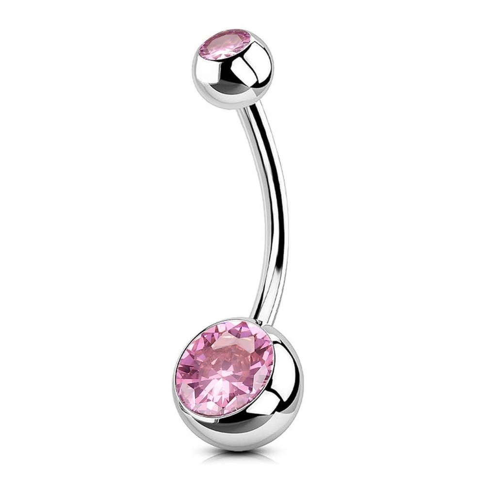 Cincin Pusar Bahan Titanium Be - Body Piercing Quality Jewelry ulasan dan harga