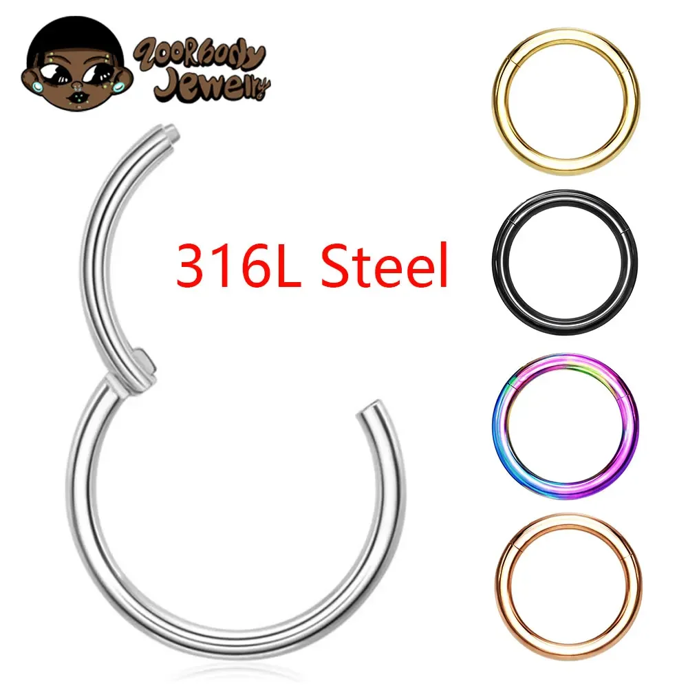 10 buah 316L cincin hidung baj - Body Piercing Quality Jewelry ulasan dan harga