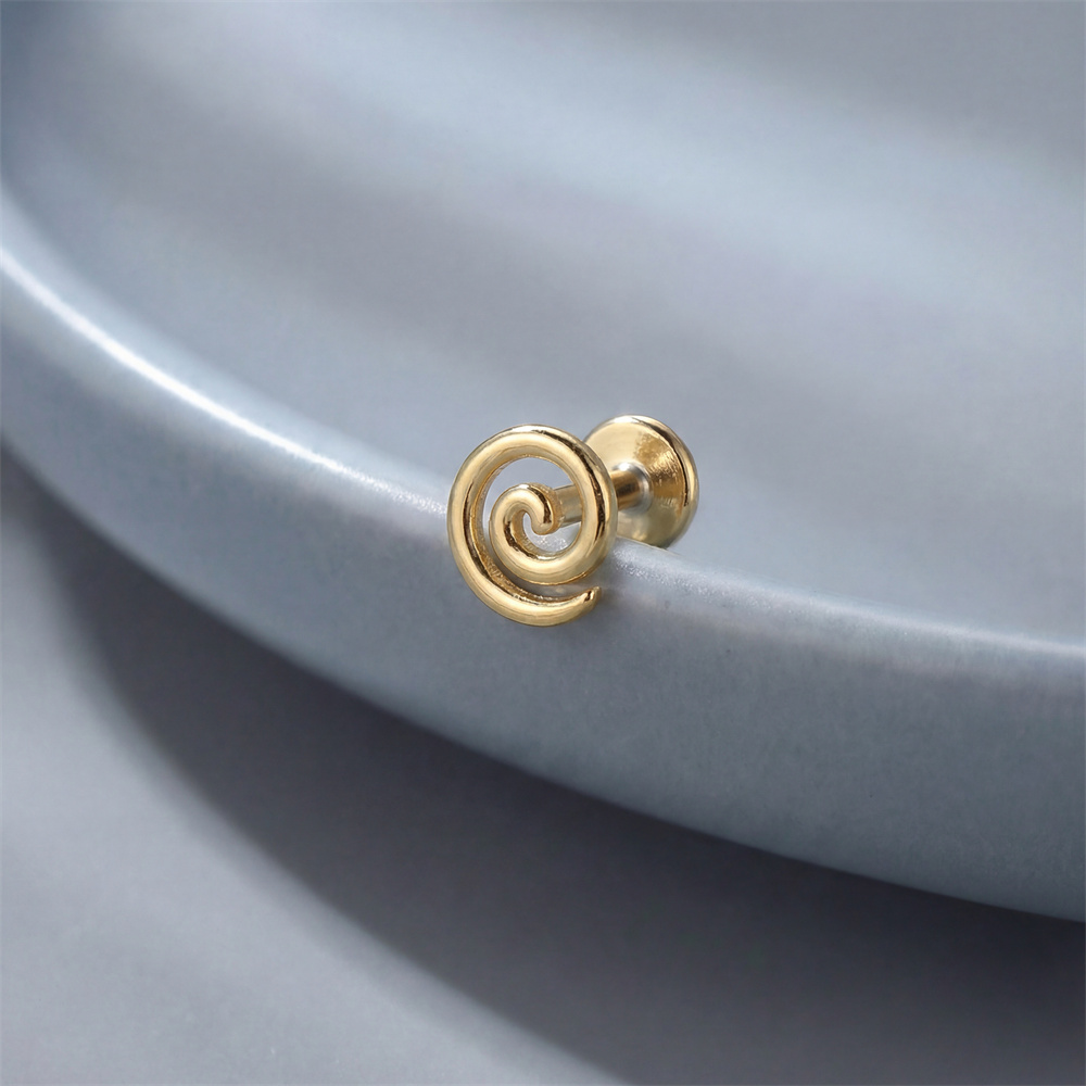 AIDE 925 Perak Murni 16G Spira - Body Jewelry Hypoallergenic ulasan dan harga