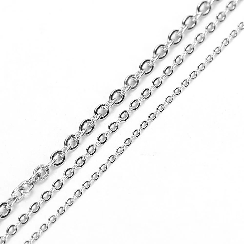 Rantai Tipis Bentuk O Baja Tah - Body Jewelry Chains ulasan dan harga