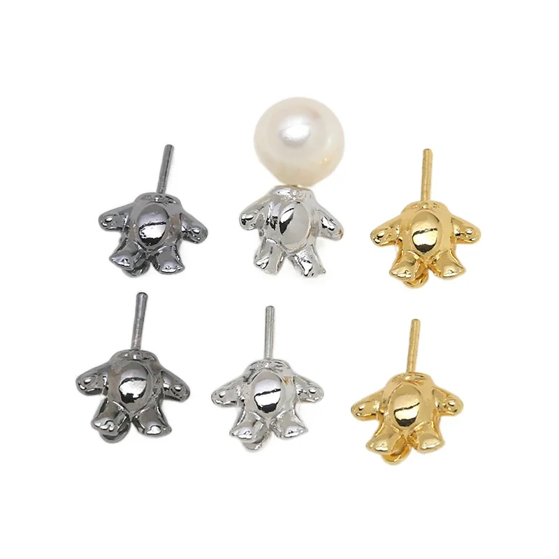 4 Buah Bahan Aksesori Pin Muti - Body Jewelry Real Gold ulasan dan harga