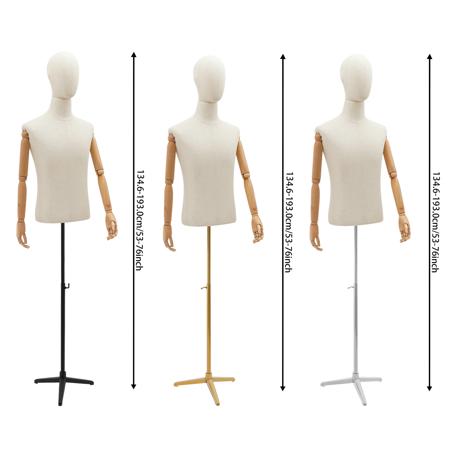 Manekin Torso Pria yang Dapat  - Body Jewelry Store ulasan dan harga
