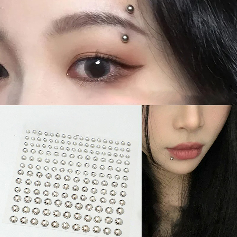 Stiker Berlian Imitasi Hiasan  - Body Jewelry Nose ulasan dan harga