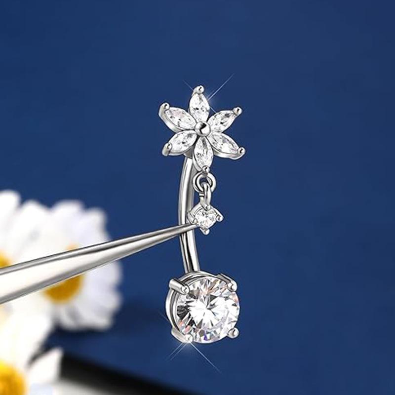 Cincin pusar baja tahan karat  - Body Jewelry Hypoallergenic ulasan dan harga